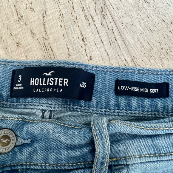 Hollister Jean Shorts Size 3 w26 - Picture 3 of 3